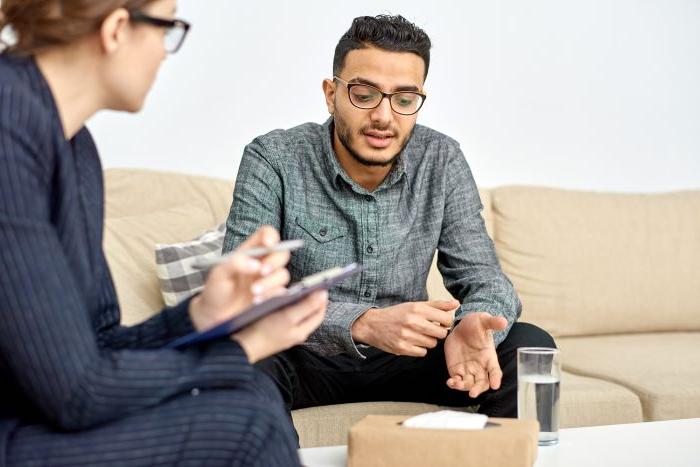 Consulting Patient at Modern Office